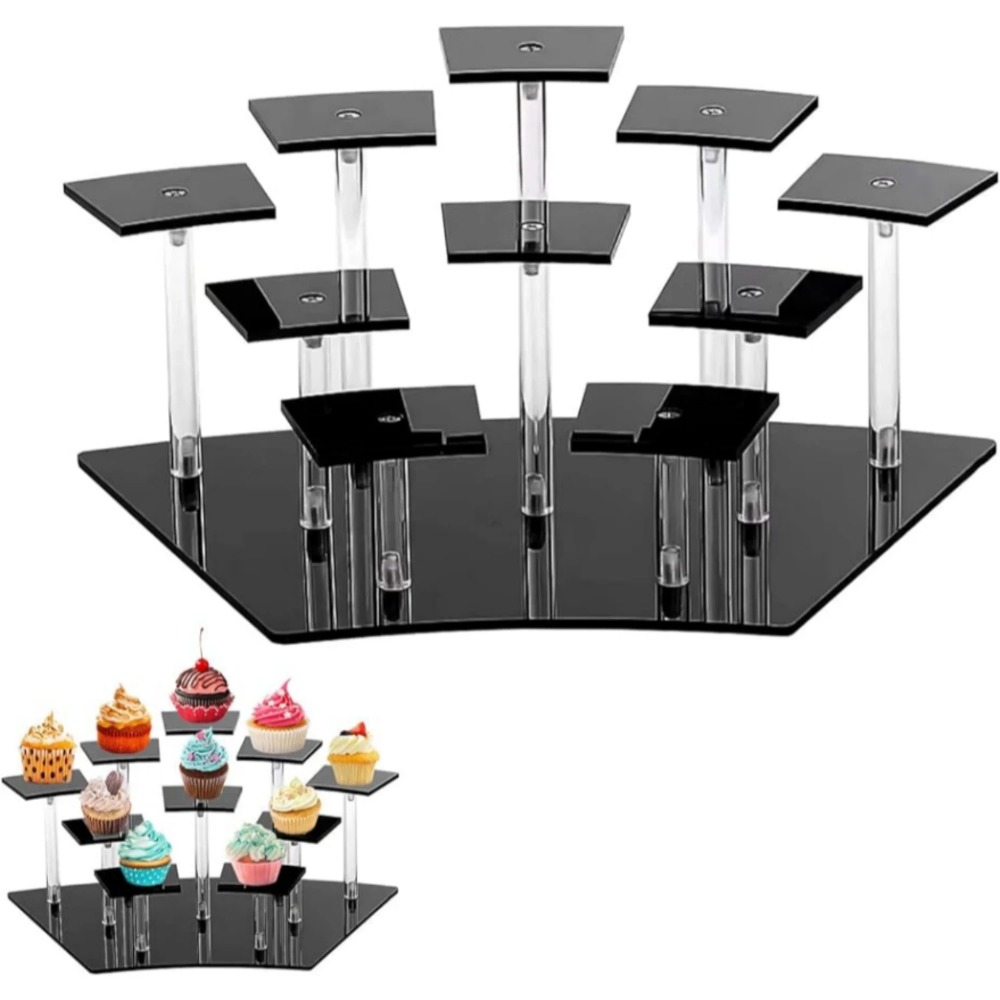 Perfume Fragrance Holder - 8/10 Tier Acrylic Display Riser Shlef
