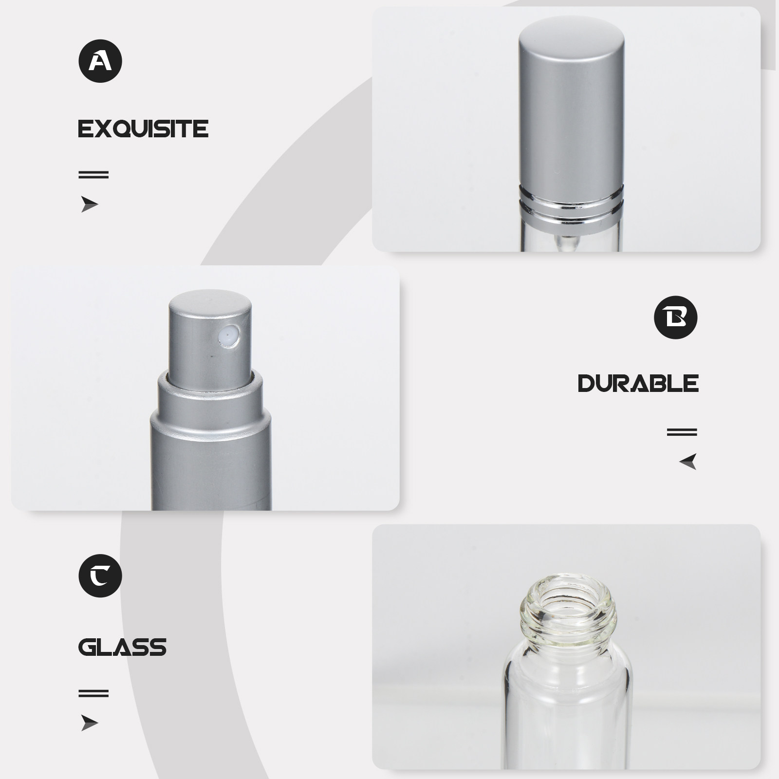 6Pcs Premium Leakproof Portabl - Perfume Refill Bottle recension och pris