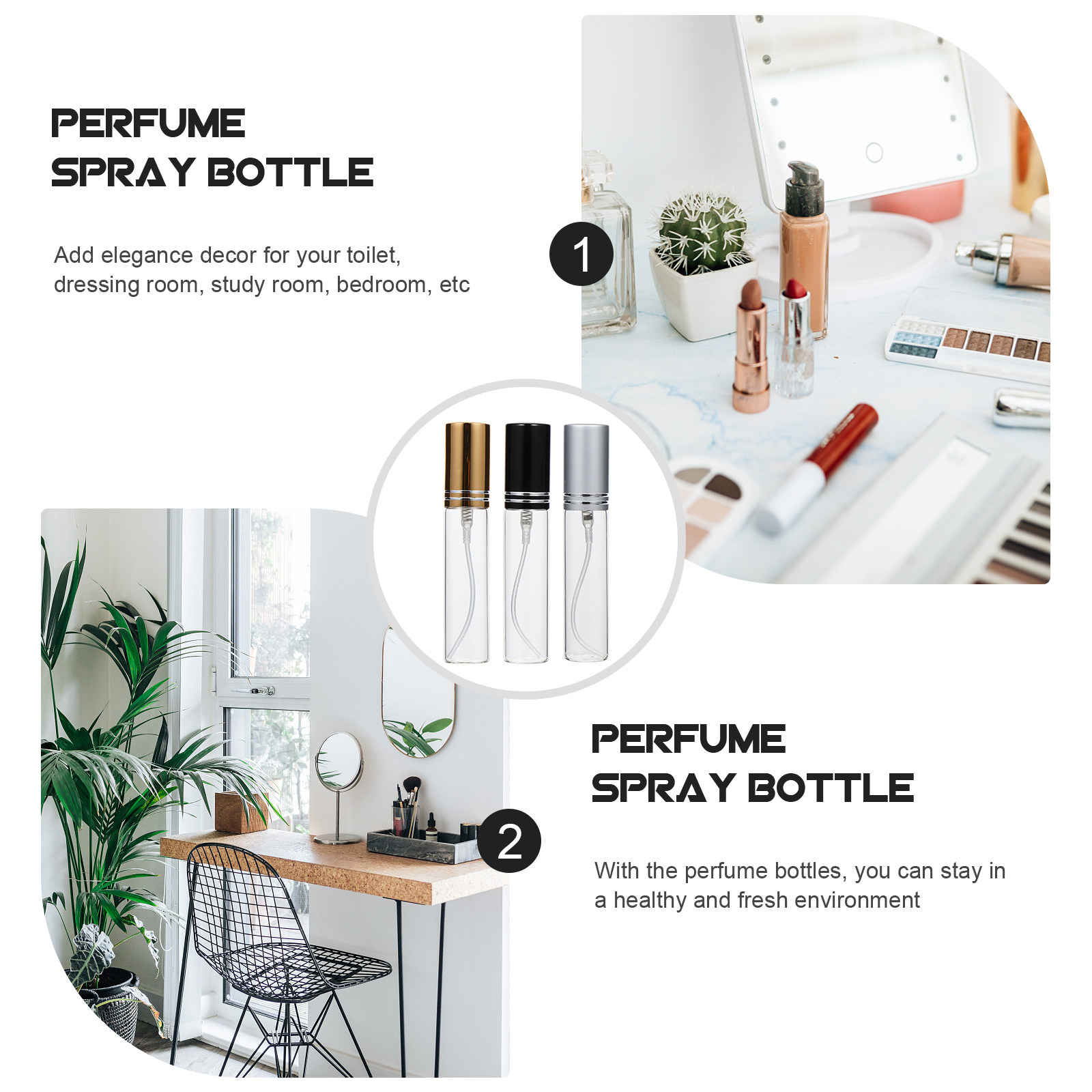 6Pcs Premium Leakproof Portabl - Perfume Refill Bottle recension och pris