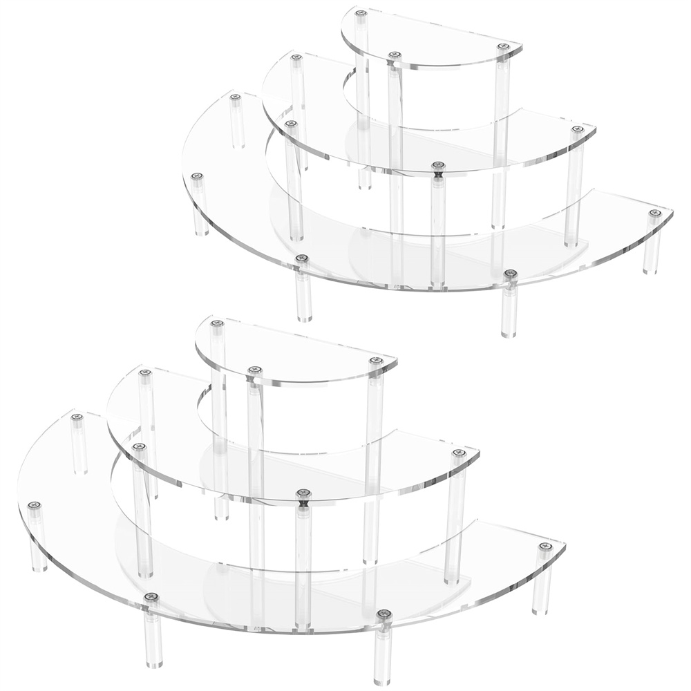1/2pack Acrylic Display Riser  - Perfume Fragrance Holder recension och pris