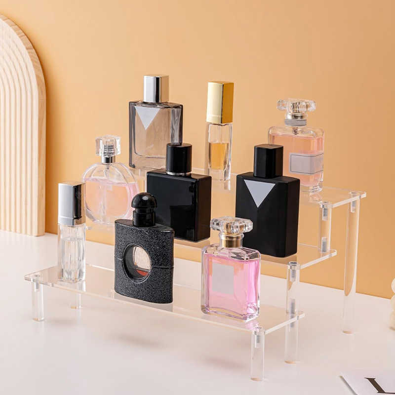 1-4 Tier Acrylic Display Stand - Perfume Fragrance Holder recension och pris