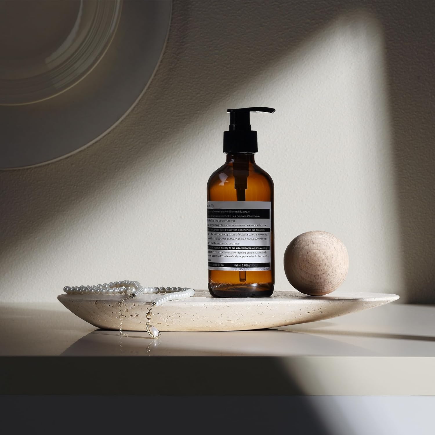 Travertine Vanity Tray for Bat - Perfume Fragrance House recension och pris